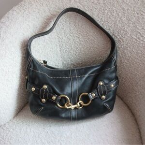 🌙  Y2k 2007 Coach black ergo belted bag 🌙